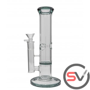 HONEYCOMB CYLINDER WATER PIPE WITH ICE CATCHER 9inch